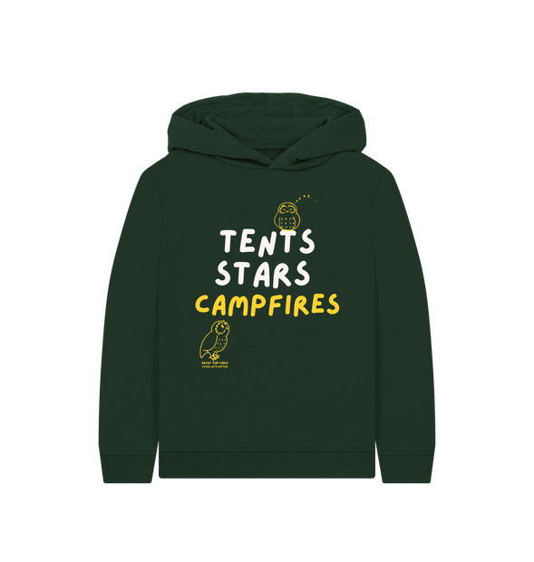 Evergreen Printed Kids Hoodie Front