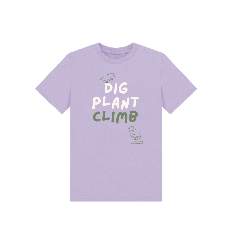 Great Oak Farm Lilac Dig Plant Climb T-shirt