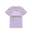 Great Oak Farm Lilac Fields Forests Freedom T-shirt