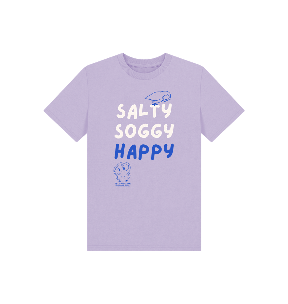 Great Oak Farm Lilac Salty Soggy Happy T-shirt