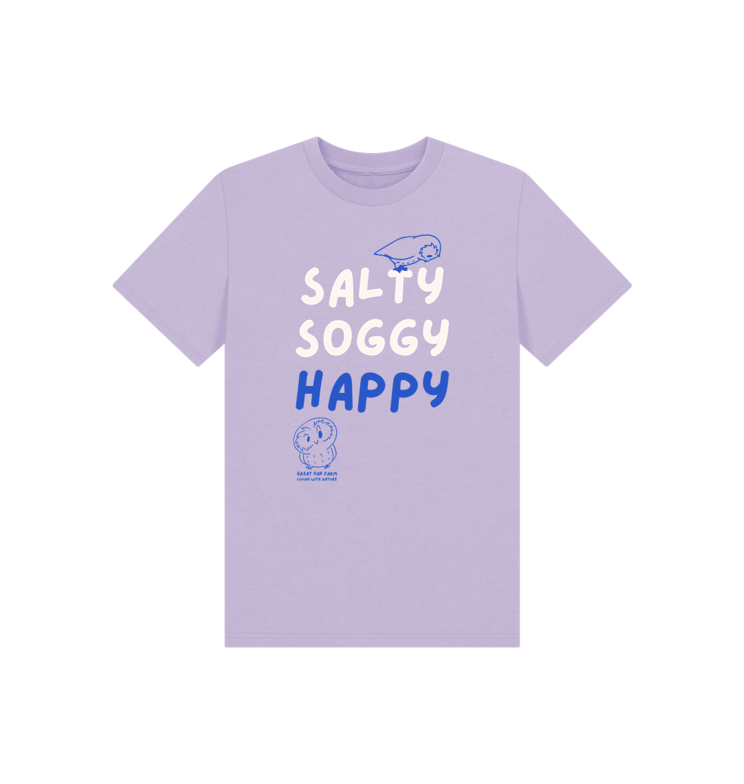 Great Oak Farm Lilac Salty Soggy Happy T-shirt