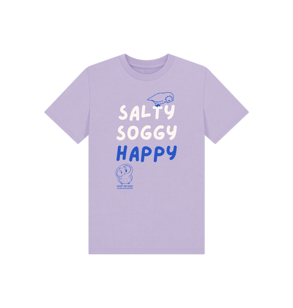 Great Oak Farm Lilac Salty Soggy Happy T-shirt