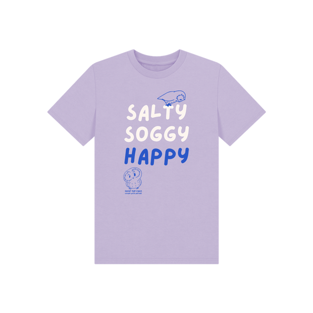 Great Oak Farm Lilac Salty Soggy Happy T-shirt