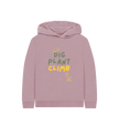 Great Oak Farm Mauve Dig Plant Climb Hoodie