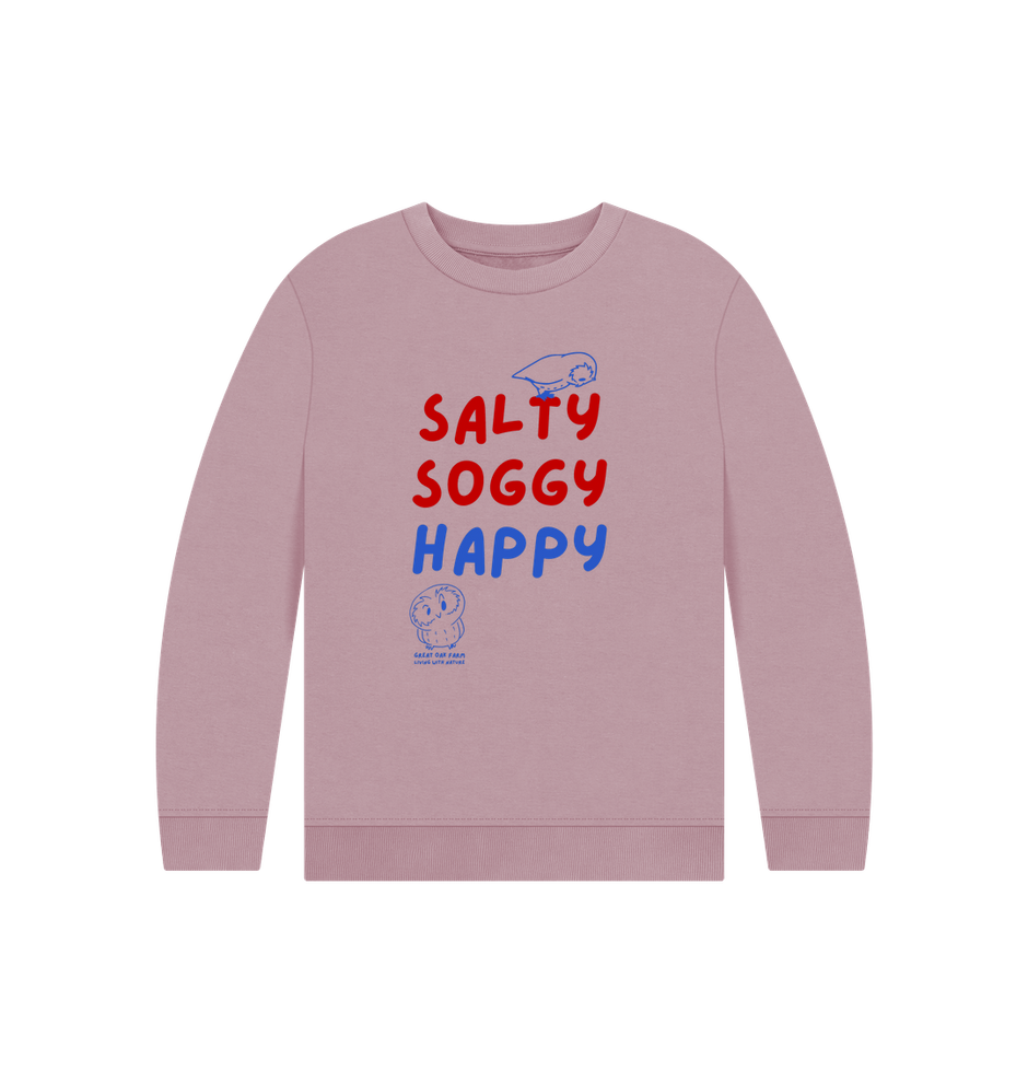 Great Oak Farm Mauve Salty Soggy Happy Jumper