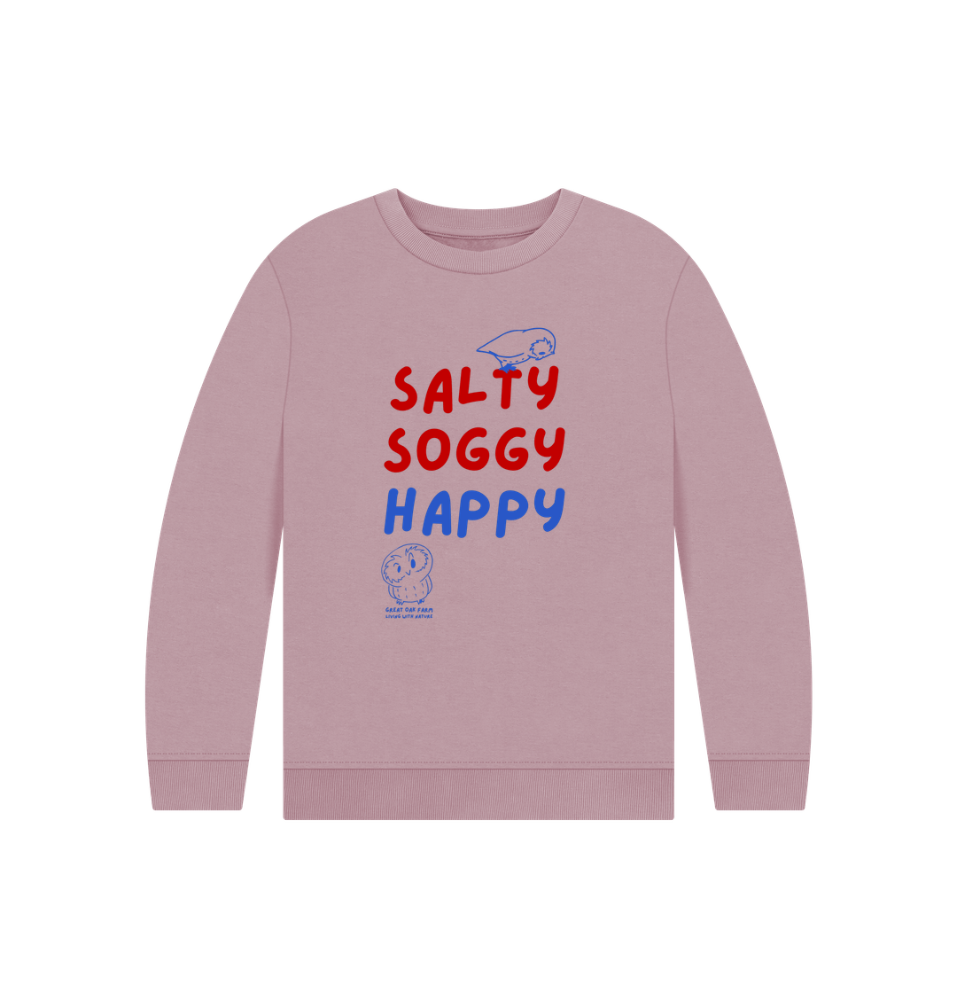 Great Oak Farm Mauve Salty Soggy Happy Jumper