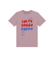 Great Oak Farm Mauve Salty Soggy Happy T-shirt