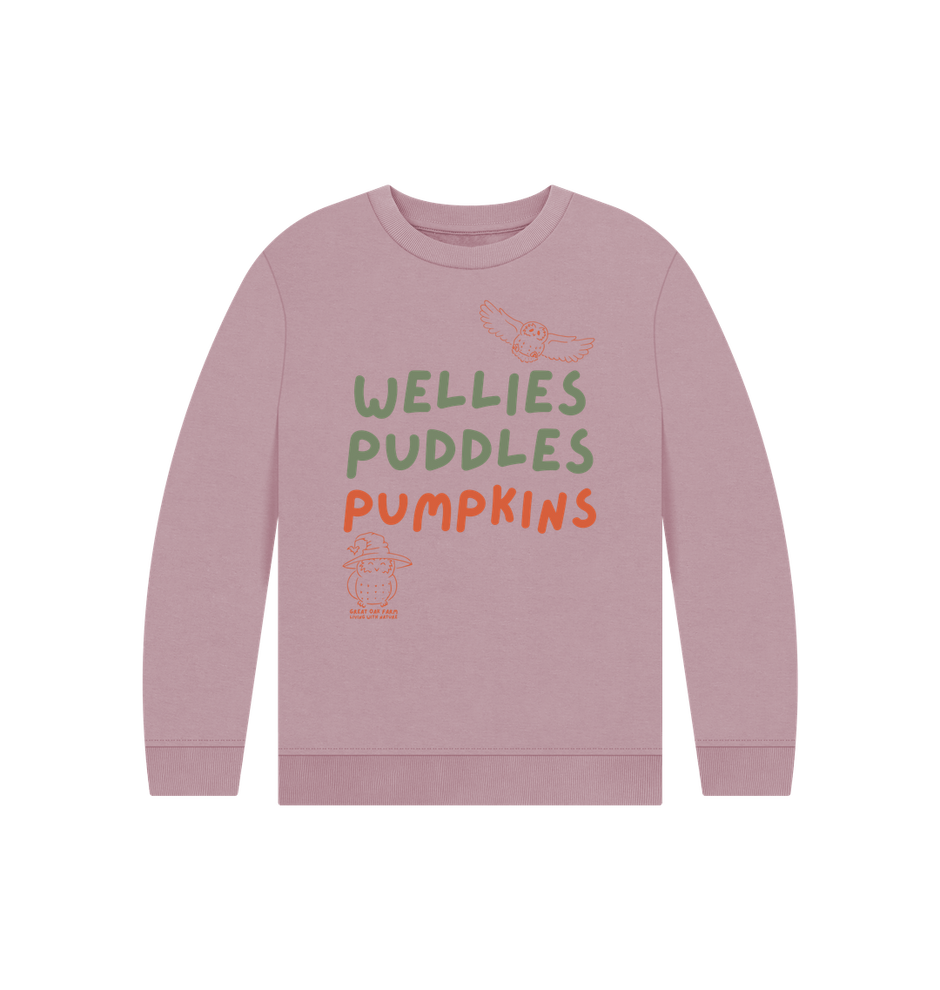 Great Oak Farm Wellies Puddles Pumpkins Jumper