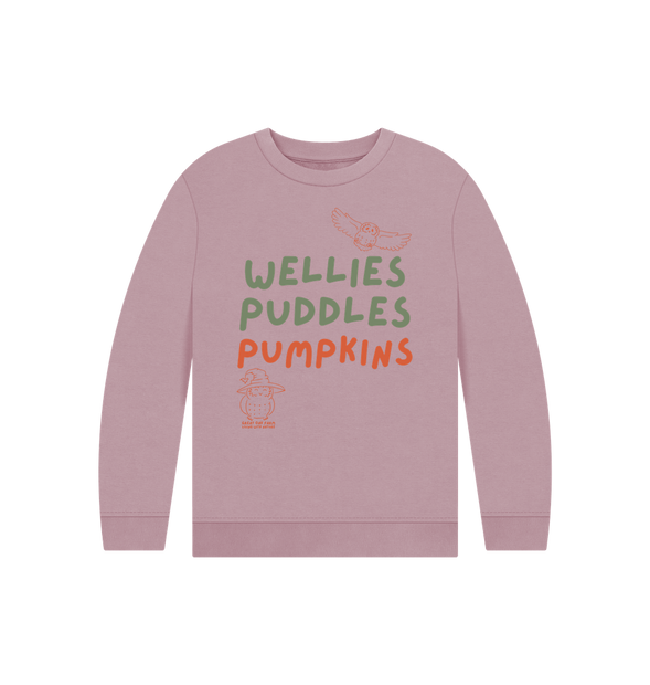 Great Oak Farm Wellies Puddles Pumpkins Jumper