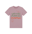 Great Oak Farm Mauve Wellies Puddles Pumpkins T-shirt