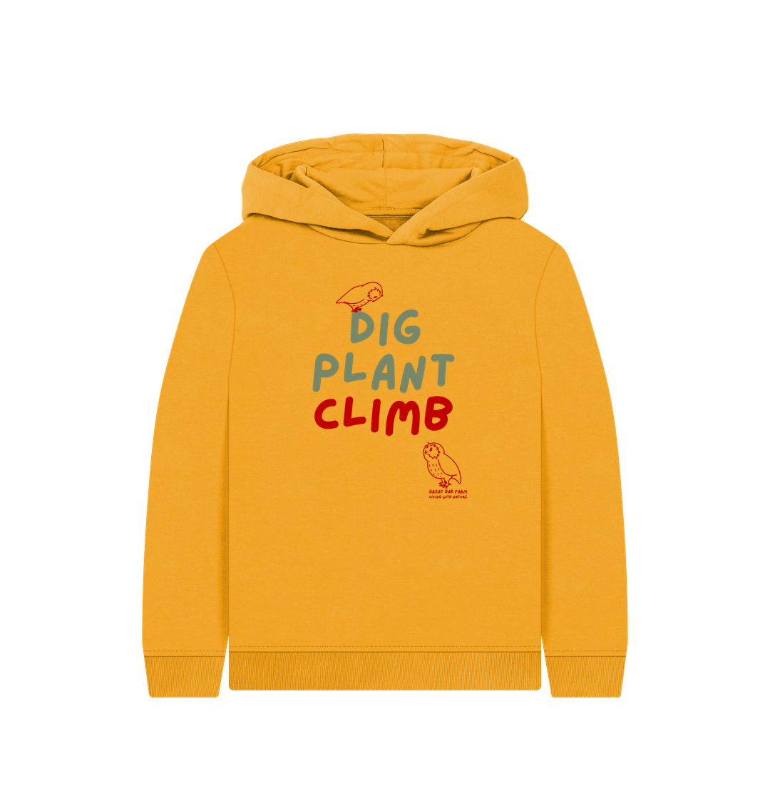 Great Oak Farm Mustard Dig Plant Climb Hoodie