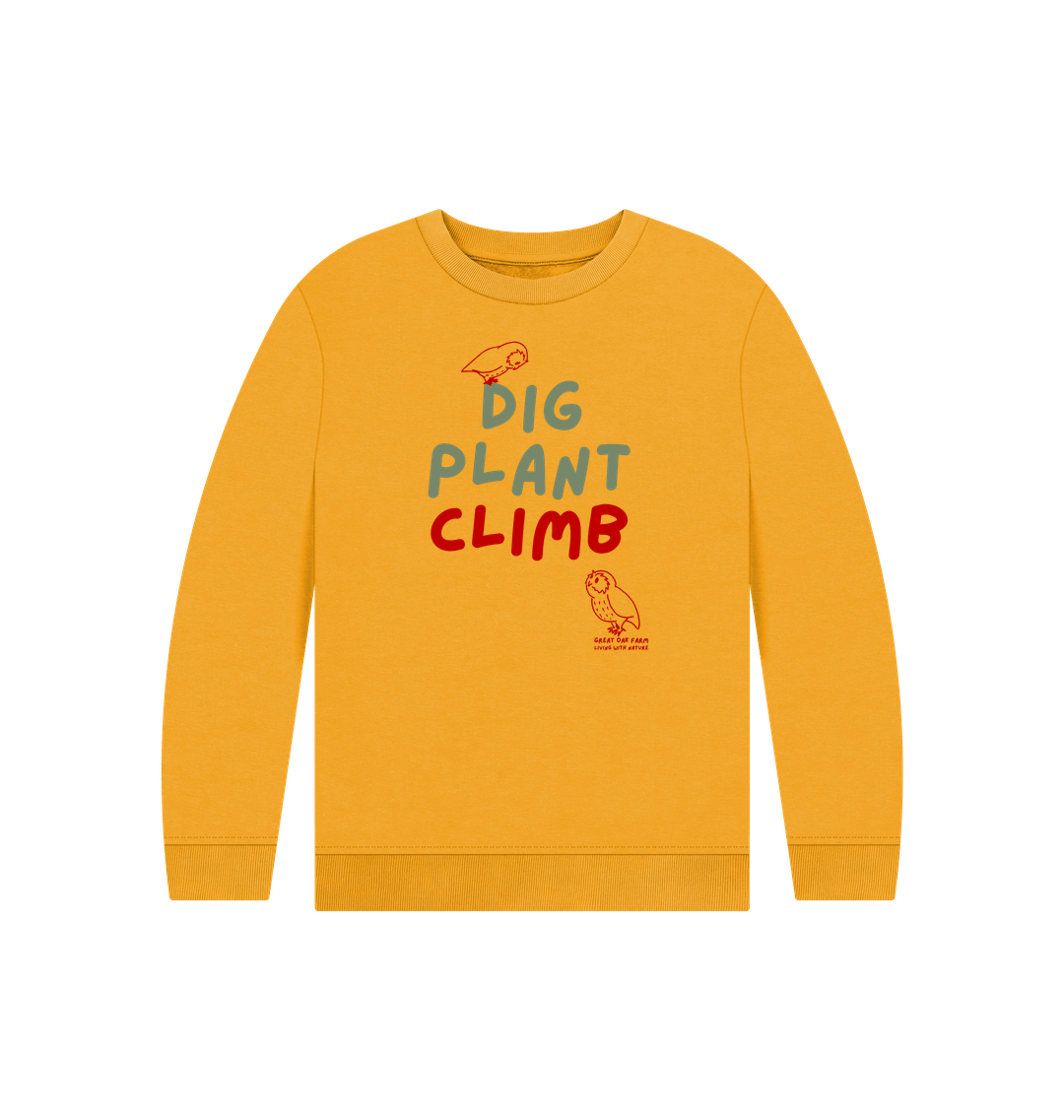 Great Oak Farm Mustard Dig Plant Climb Jumper