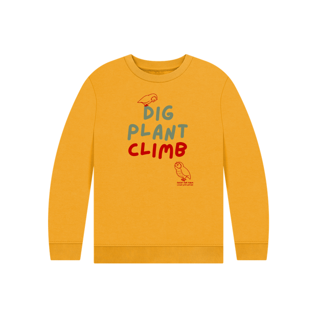 Great Oak Farm Mustard Dig Plant Climb Jumper