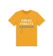 Great Oak Farm Mustard Fields Forests Freedom T-shirt
