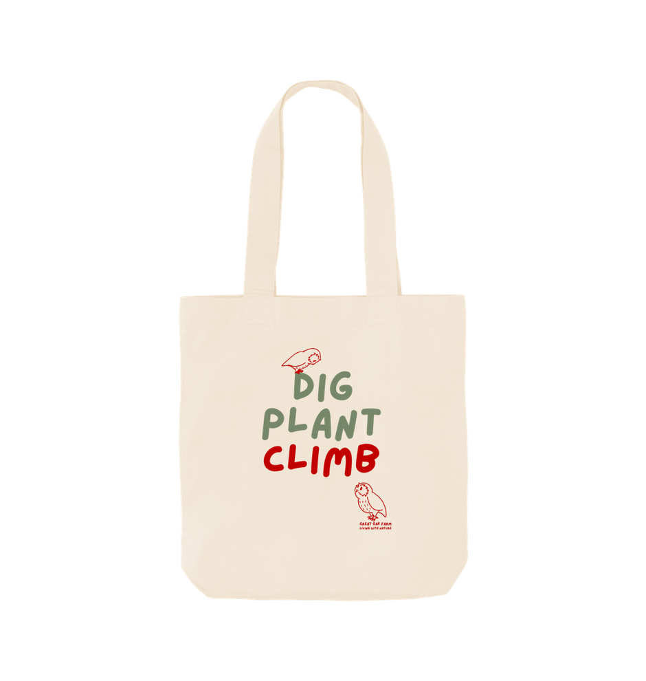 Great Oak Farm Dig Plant Climb Natural Tote