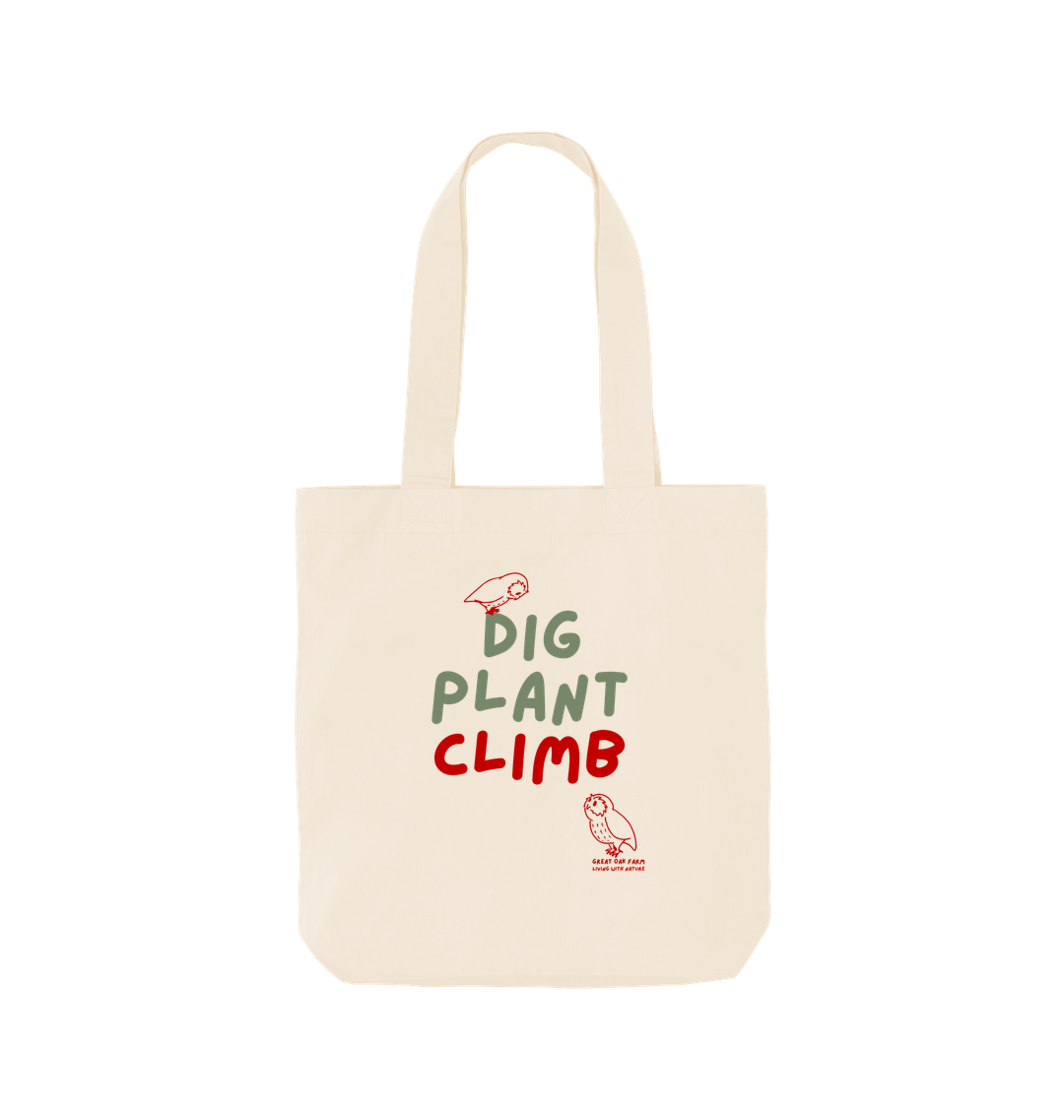 Great Oak Farm Dig Plant Climb Natural Tote
