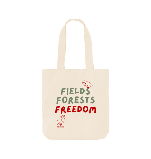 Great Oak Farm Fields Forests Freedom Natural Tote