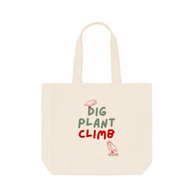 Great Oak Farm Natural Large Dig Plant Climb Tote
