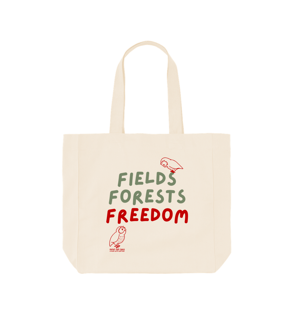 Great Oak Farm Natural Large Fields Forests Freedom Tote