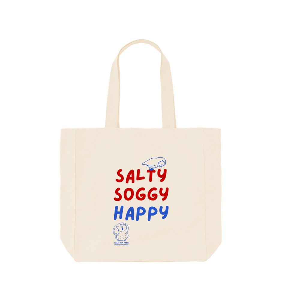 Great Oak Farm Natural Large Salty Soggy Happy Tote