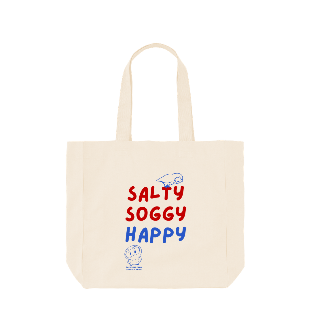 Great Oak Farm Natural Large Salty Soggy Happy Tote