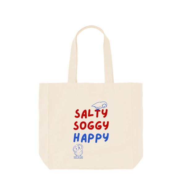 Great Oak Farm Natural Large Salty Soggy Happy Tote