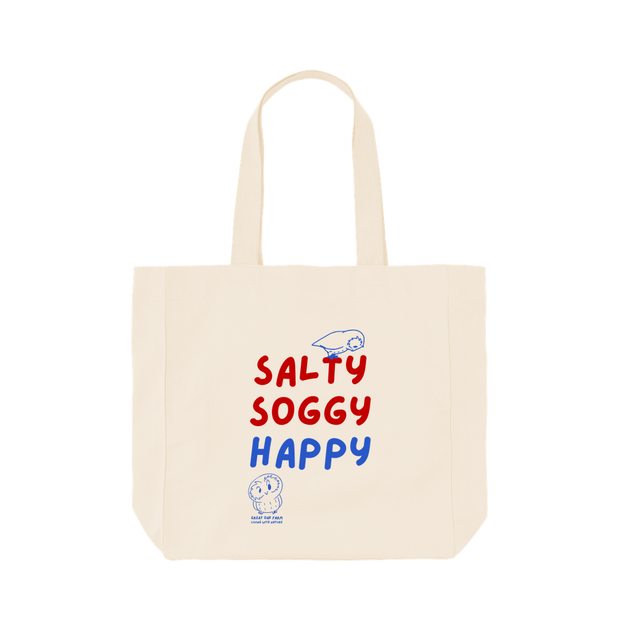 Great Oak Farm Natural Large Salty Soggy Happy Tote