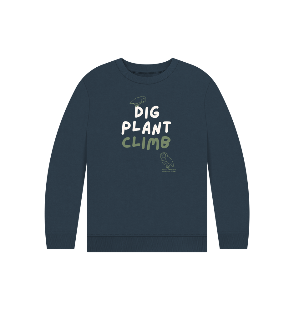 Great Oak Farm Navy Blue Climb Jumper