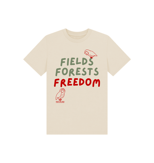 Great Oak Farm Oat Fields Forests Freedom T-shirt