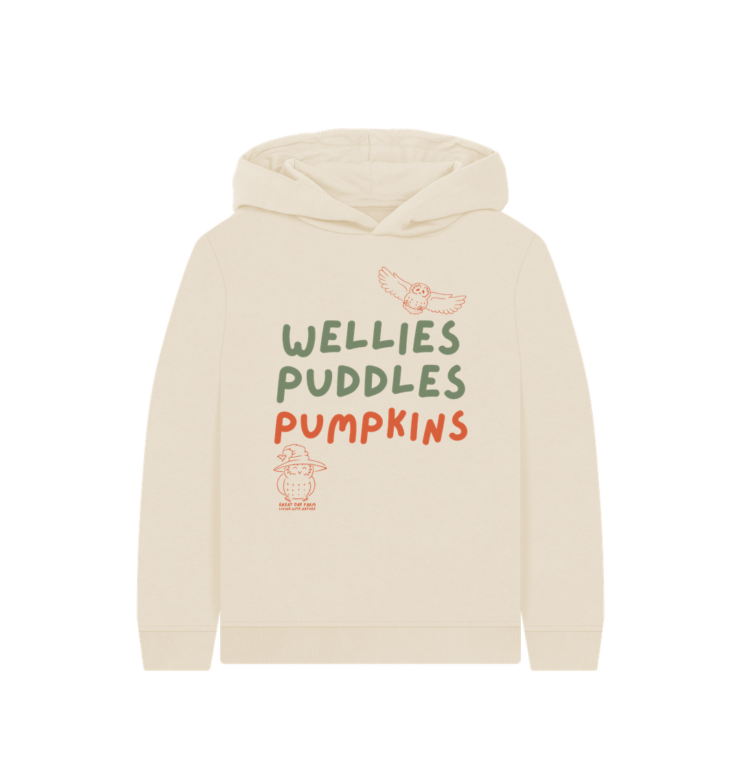 Great Oak Farm Oat Wellies Puddles Pumpkins Hoodie