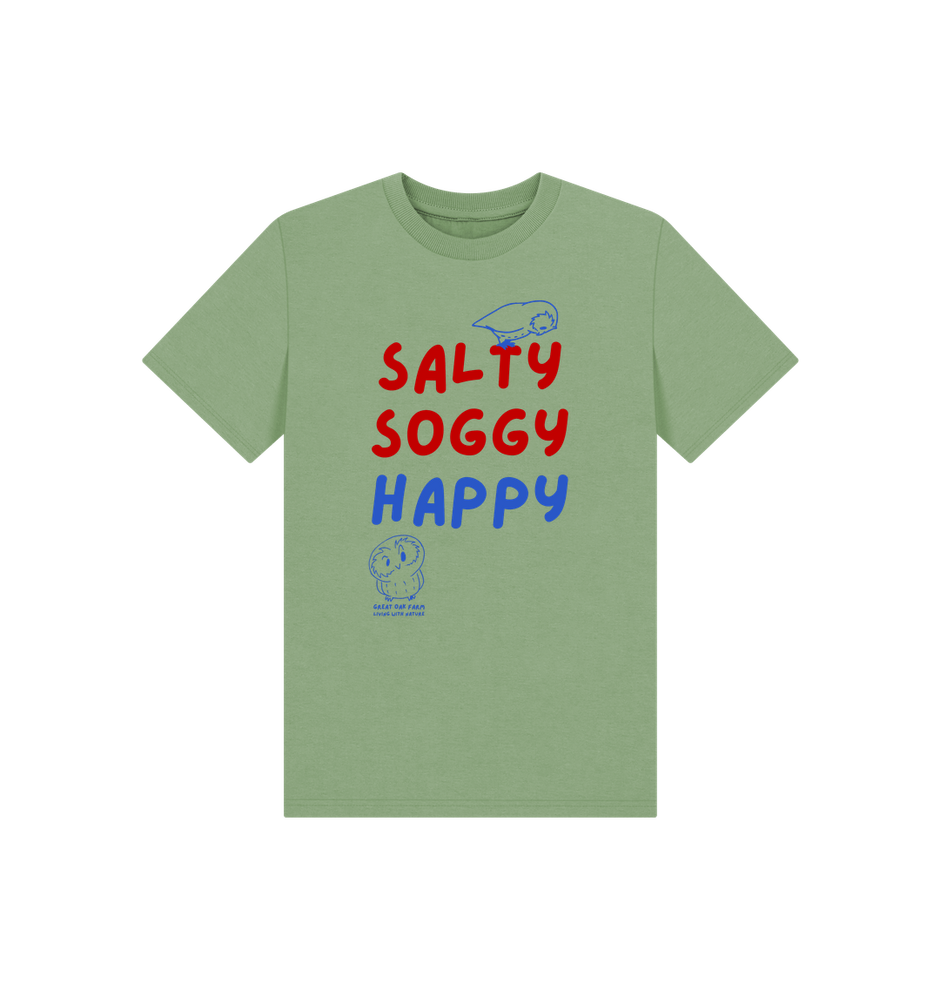 Great Oak Farm Sage Salty Soggy Happy T-shirt