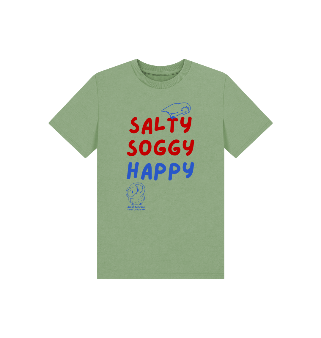 Great Oak Farm Sage Salty Soggy Happy T-shirt