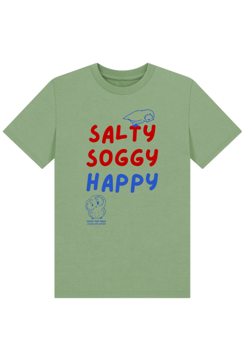 Great Oak Farm Sage Salty Soggy Happy T-shirt