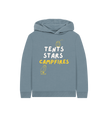 Great Oak Farm Stone Blue Tents Stars Campfires Hoodie