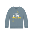 Great Oak Farm Stone Blue Tents Stars Campfires Jumper