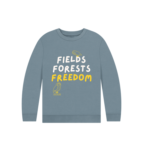 Great Oak Farm Stone Blue Fields Forests Freedom Jumper