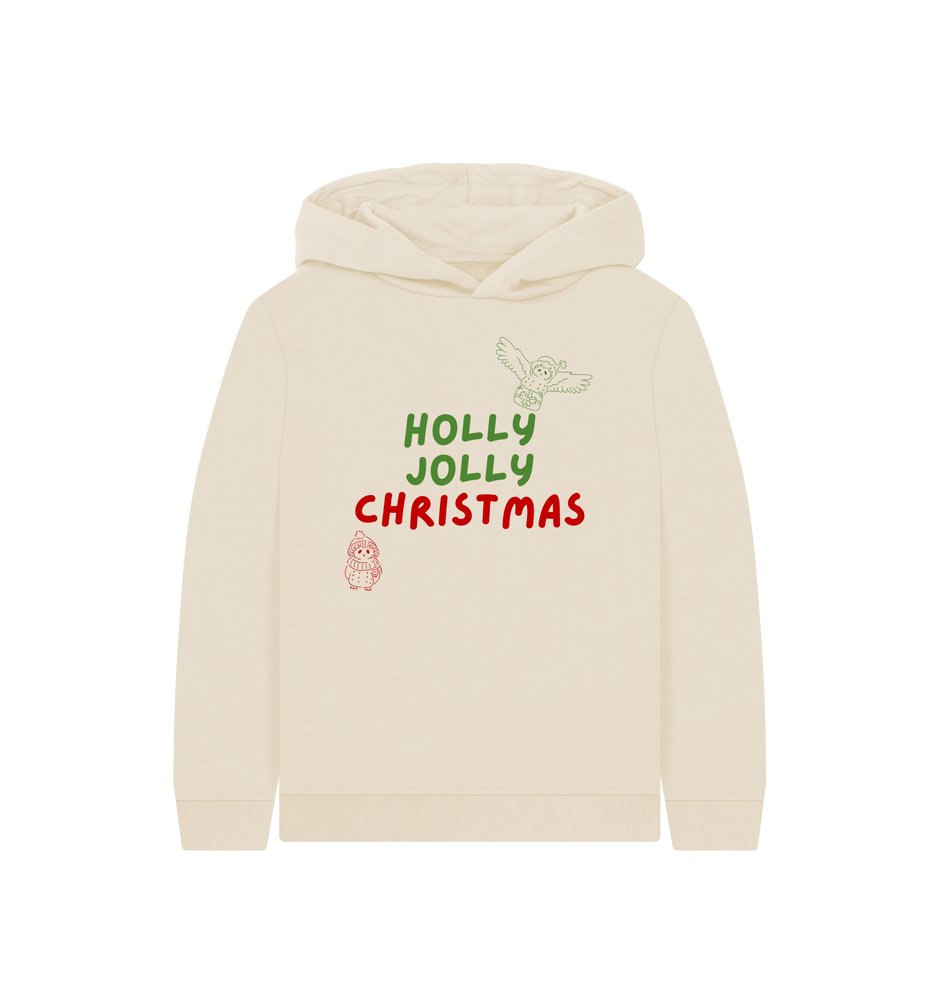 Oat Printed Kids Hoodie Front